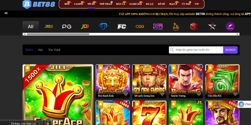 Tìm hiểu về sảnh game Slot